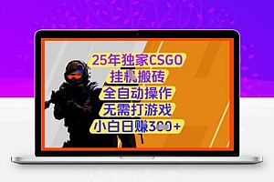  25年独家CSGO挂G搬砖，全自动操作，无需打游戏，小白日入3张+